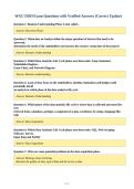 WGU D204 Exam Questions with Verified Answers &lpar;Correct Update&rpar;
