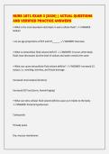 NURS 1871 EXAM 3 &lbrack;2026&rsqb; &vert; ACTUAL QUESTIONS&NewLine;AND VERIFIED PRACTICE ANSWERS