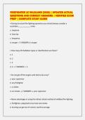 FIREFIGHTER 1C WILDLAND &lbrack;2026&rsqb; &vert; UPDATED ACTUAL&NewLine;QUESTIONS AND CORRECT ANSWERS &vert; VERIFIED EXAM&NewLine;PREP &vert; COMPLETE STUDY GUIDE&NewLine;