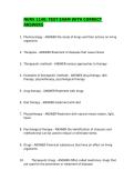 NUR1140 PHARM EXAMINATIONS WITH CORRECT ANSWERS &sol;2025-2026