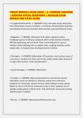 FISDAP MEDICAL EXAM &lbrack;2026&rsqb; &vert; A&plus; VERIFIED ANSWERS&NewLine;&vert; UPDATED ACTUAL QUESTIONS &vert; DETAILED EXAM&NewLine;REVIEW AND STUDY GUIDE