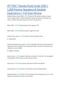 ATI TEAS 7 Exam &vert; 1000 Questions and Answers &vert; Complete Study Guide & Exam Preparation