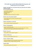 WGU D389 Task 1 EXAM-UPDATE&sol;PRACTICE Questions with&NewLine;Verified Answers &lpar;Correct Update&rpar;