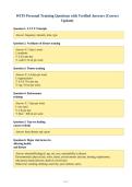 WITS Personal Training Questions with Verified Answers &lpar;Correct&NewLine;Update&rpar;