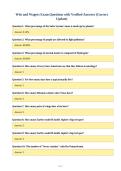 Wits and Wagers Exam Questions with Verified Answers &lpar;Correct&NewLine;Update&rpar;