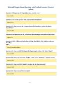 Wits and Wagers Exam Questions with Verified Answers &lpar;Correct&NewLine;Update&rpar;
