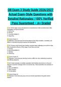 NSG222 Study Guide Exams With All Correct Answers Latest Bundle 2026&sol;2027 Updated