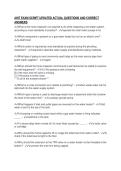 AHIT EXAM SCRIPT UPDATED ACTUAL QUESTIONS AND CORRECT&NewLine;ANSWERS