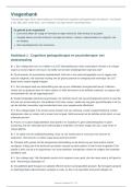 Oefenvragen Ge&iuml;ntegreerde cognitieve gedragstherapie &lpar;Korrelboom e&period;a&period;&comma; 3e druk 2025&rpar; &ndash; 150 toepassingsvragen met antwoord