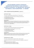 CPL250 BEAKER CLINICAL PATHOLOGY ADMINISTRATION MODULE 6 EXAM 2026&sol;2027 &vert; CLINICAL PATHOLOGY &vert; 40 VERIFIED Q&A &vert; DETAILED RATIONALES &vert; PASS GUARANTEED &ndash; A&plus; GRADED