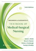 Test Bank -- Brunner & Suddarth&rsquo;s Textbook Of Brunner & Suddarth&rsquo;s &comma; 16Th Edition By&comma; Carolyn E Bradley&comma; Janice L&period; Hinkle&comma; Kerry H&period; Cheever&comma; Kristen Overbaugh &mdash; Chapters 1&ndash;68&comma; Complete