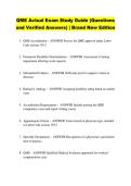 QME Actual Exam Study Guide &lpar;Questions &NewLine;and Verified Answers&rpar; &vert; Brand New Edition