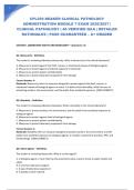 CPL250 BEAKER CLINICAL PATHOLOGY ADMINISTRATION MODULE 7 EXAM 2026&sol;2027 &vert; CLINICAL PATHOLOGY &vert; 40 VERIFIED Q&A &vert; DETAILED RATIONALES &vert; PASS GUARANTEED &ndash; A&plus; GRADED