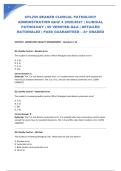 CPL250 BEAKER CLINICAL PATHOLOGY ADMINISTRATION QUIZ 4 2026&sol;2027 &vert; CLINICAL PATHOLOGY &vert; 50 VERIFIED Q&A &vert; DETAILED RATIONALES &vert; PASS GUARANTEED &ndash; A&plus; GRADED
