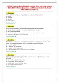 CHC 4U Practice Exam-Multiple choice&period; Short and long answer&NewLine;2026&sol;2027 &vert; Actual Questions and Answers Latest Updated&NewLine;2026&sol;2027 &lpar;Graded A&plus;&rpar;