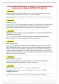 CHC Exam Missed Questions 2026&sol;2027 &vert; Actual Questions and&NewLine;Answers Latest Updated 2026&sol;2027 &lpar;Graded A&plus;&rpar;&NewLine;