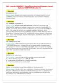 CHC Exam Qs 2026&sol;2027 &vert; Actual Questions and Answers Latest&NewLine;Updated 2026&sol;2027 &lpar;Graded A&plus;&rpar;