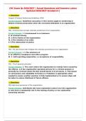CHC Exam Qs 2026&sol;2027 &vert; Actual Questions and Answers Latest&NewLine;Updated 2026&sol;2027 &lpar;Graded A&plus;
