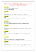CHC Exam Review 2026&sol;2027 &vert; Actual Questions and Answers&NewLine;Latest Updated 2026&sol;2027 &lpar;Graded A&plus;&rpar;