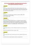 CHC Final Exam 2026&sol;2027 &vert; Actual Questions and Answers&NewLine;Latest Updated 2026&sol;2027 &lpar;Graded A&plus;&rpar;
