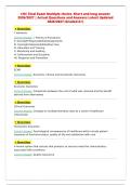 CHC Final Exam Multiple choice&period; Short and long answer&NewLine;2026&sol;2027 &vert; Actual Questions and Answers Latest Updated&NewLine;2026&sol;2027 &lpar;Graded A&plus;&rpar;