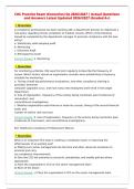 CHC Practice Exam &lpar;Scenarios&rpar; Qs 2026&sol;2027 &vert; Actual Questions&NewLine;and Answers Latest Updated 2026&sol;2027 &lpar;Graded A&plus;&rpar;&NewLine;