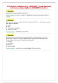 CHC Random Study Questions 1 2026&sol;2027 &vert; Actual Questions&NewLine;and Answers Latest Updated 2026&sol;2027 &lpar;Graded A&plus;&rpar;