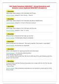 CHC Study Questions 2026&sol;2027 &vert; Actual Questions and&NewLine;Answers Latest Updated 2026&sol;2027 &lpar;Graded A&plus;&rpar;