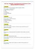 CHC Test 1 2026&sol;2027 &vert; Actual Questions and Answers Latest&NewLine;Updated 2026&sol;2027 &lpar;Graded A&plus;&rpar;