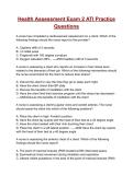 Health Assessment Exam 2 ATI Practice Questions and Answers&vert; 100&percnt; VERIFIED&vert; 2026