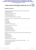 Human Resource Information Systems Basics&comma; Applications&comma; and Future Directions 6th Edition By Richard Johnson&comma; Kevin Carlson&comma; Michael Kavanagh &lbrack;All Chapters 1 to 15 Original Test Bank&comma; a&plus; Grade&rsqb;