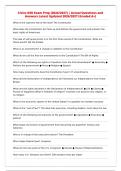 Civics GED Exam Prep &lpar;2026&sol;2027&rpar; &vert; Actual Questions and&NewLine;Answers Latest Updated 2026&sol;2027 &lpar;Graded A&plus;&rpar;