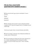 PPN 301 FINAL EXAM PAPER&NewLine;QUESTIONS WITH ANSWERS GRADED A
