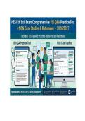 HESI RN Exit Exam &mdash; 2026&sol;2027 Comprehensive 150 Q&A Practice Test &plus; NGN Case Studies & Rationales
