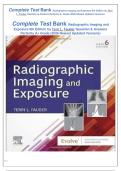 Complete Test Bank Radiographic Imaging and Exposure 6th Edition by Terri L&period; Fauber Question & Answers Perfectly A&plus; Grade &lpar;2026 Newest Updated Versions&rpar; &period;&NewLine;&NewLine;