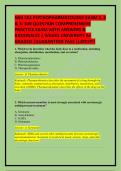 NSG 552 PSYCHOPHARMACOLOGY EXAM 1&comma; 2 & 3&colon; 300-QUESTION COMPREHENSIVE PRACTICE EXAM WITH ANSWERS & RATIONALES &vert; WILKES UNIVERSITY A&plus; GRADED &vert;GUARANTEED PASS &vert;LATEST&excl;&excl;