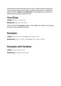 Associative Property Class Notes Mathematics 
