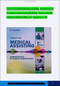 Medical Assisting&colon; Administrative & Clinical Competencies&comma; 9th Edition &mdash; Michelle Blesi &mdash; Chapters 1&ndash;58 &mdash; Complete Solution Manual