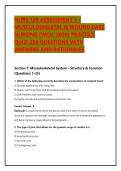 NURS 120 ASSESSMENT 3 &ndash;&NewLine;MUSCULOSKELETAL & WOUND CARE &NewLine;NURSING &lpar;WCU&comma; 2026&rpar; PRACTICE &NewLine;QUIZ&colon; 250 QUESTIONS WITH &NewLine;ANSWERS AND RATIONALES