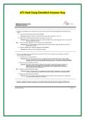 ATI Med Surg Detailed Answer Key