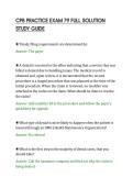 CPB PRACTICE EXAM 79 FULL SOLUTION&NewLine;STUDY GUIDE&NewLine;