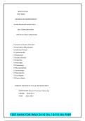 WGU D115 OA Test Bank &ndash; Advanced Pathophysiology 200&plus; Q&A with Rationales&NewLine;
