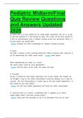 Pediatric & Medicine Exam  latest 2026 &vert; 2027 package deal Questions and Answers All Verified