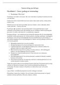 16&sol;20&excl;&excl; Samenvatting Psychologie &ndash; Handelswetenschappen - UHasselt