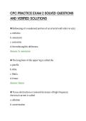 CPC PRACTICE EXAM 2 SOLVED QUESTIONS&NewLine;AND VERIFIED SOLUTIONS&NewLine;