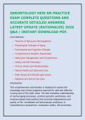 GERONTOLOGY HESI RN PRACTICE &NewLine;EXAM COMPLETE QUESTIONS AND &NewLine;ACCURATE DETAILED ANSWERS &NewLine;LATEST UPDATE &lpar;RATIONALES&rpar; 2026 &NewLine;Q&A &vert; INSTANT DOWNLOAD PDF&period;