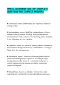 PPR EC 12 EXAMINATION TEST COMPLETE&NewLine;QUESTIONS AND CORRECT ANSWERS