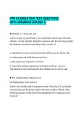 PPR EXAMINATION TEST QUESTIONS&NewLine;WITH ANSWERS GRADED A