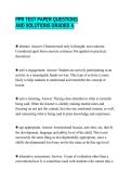 PPR TEST PAPER QUESTIONS&NewLine;AND SOLUTIONS GRADED A