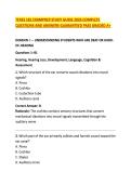 TEXES 181 EXAMPREP STUDY GUIDE 2026 COMPLETE &NewLine;QUESTIONS AND ANSWERS GUARANTEED PASS GRADED A&plus; 